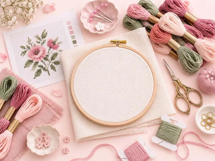 Setting up a new cross stitch project from scratch